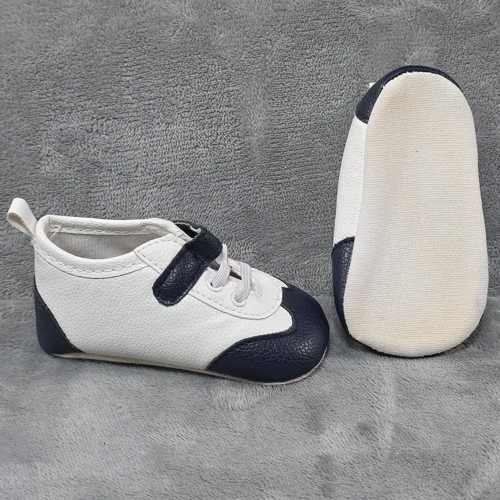 First Steps Baby Shoes 6-9‎ Months Red White Blue